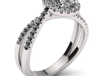 Modern Ring 3D print model