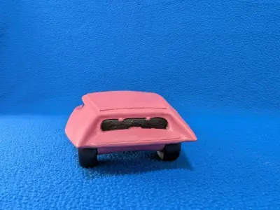 Coche de la Pantera Rosa Modelo 3D listo para imprimir 3D print model