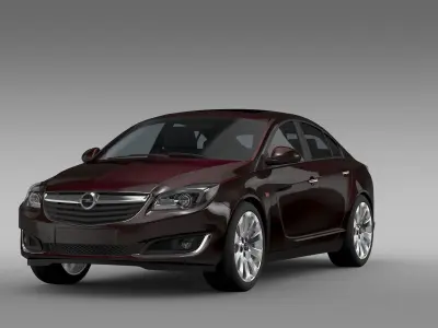 Opel Insignia Hatchback ECOFlex 2015 3D model