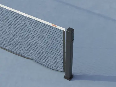 Tennis net 3D model