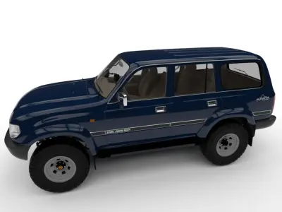 Toyota S80 HQ Interior 3D model