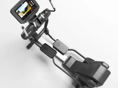 Elliptical Cross-Trainer Life-Fitness 3D model