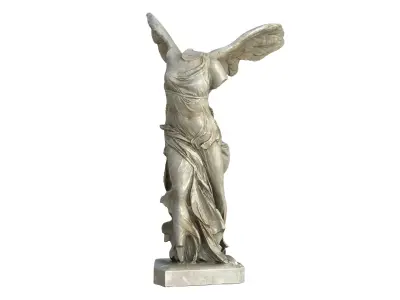 Statue 04 Low-poly 3D model