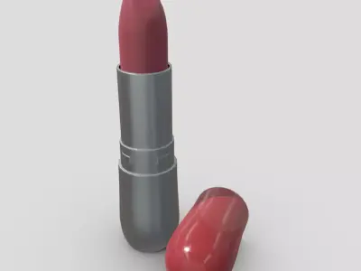 Lipstick 5 Low-poly 3D model