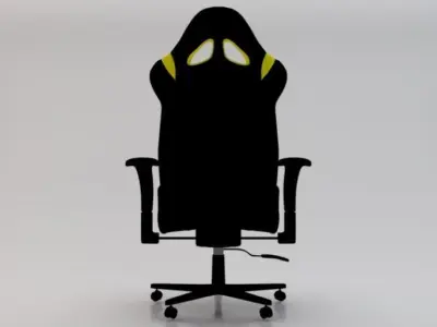 Gaming Chair 04 Low-poly 3D model