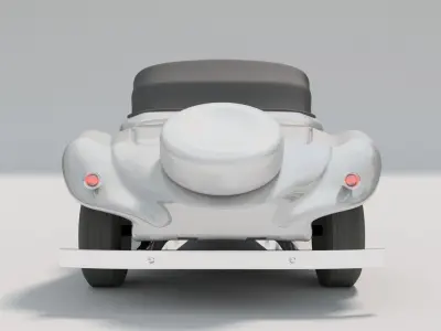 Old Citroen C11 3D model