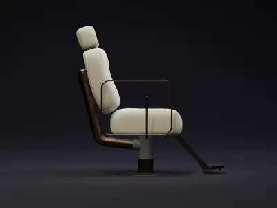 Modern Salon Chair  3D model
