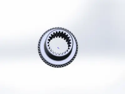 Hyundai Accent power window clutch 8240325010 3D print model