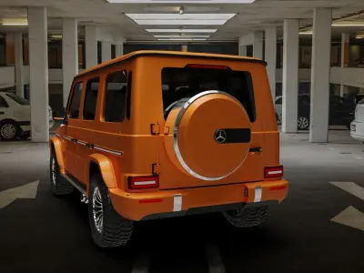 Mercedes-Benz G 500 3D Model Masterpiece in Blender Low-poly 3D model
