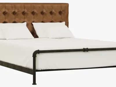 RH Teen Finlay Platform Bed 3D model