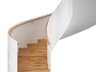 Spiral staircase 15 3D model