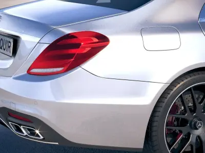 Mercedes S63 AMG 2018 3D model