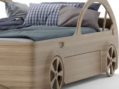 Kids bed 3D model