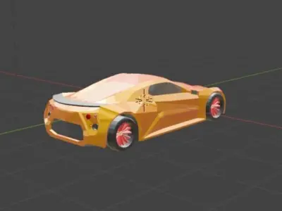 3d smart model car 3D print model