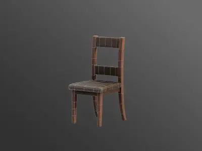 3D Game Assets - Chairs and Tables Low-poly 3D model