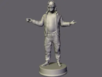 The Dude The Big Lebowski 3D print model