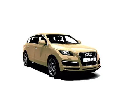 Audi Q7 Four-Wheel-Drive 3D model