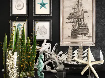 Decor set 39 3D model