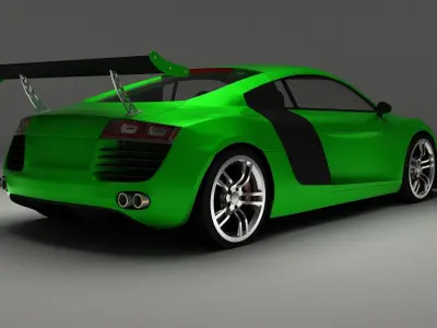 Audi R8 2008 3D model