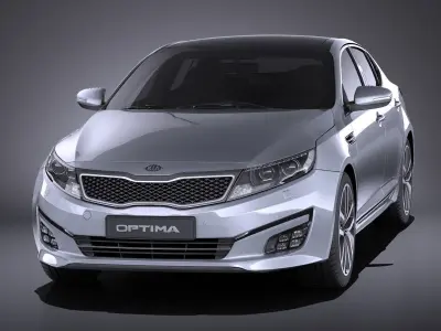 Kia Optima Sport Package 2015 VRAY 3D model