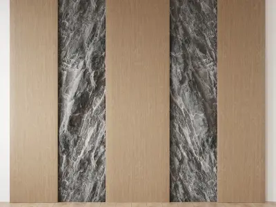 Wall Panel 01 3D model