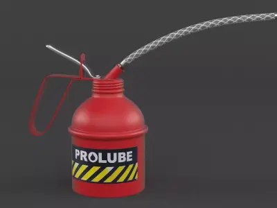 Oil Can 3D model