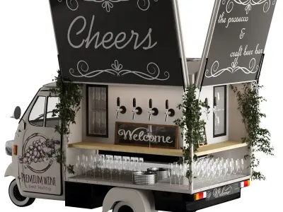 CHEERS BAR truck 3D model