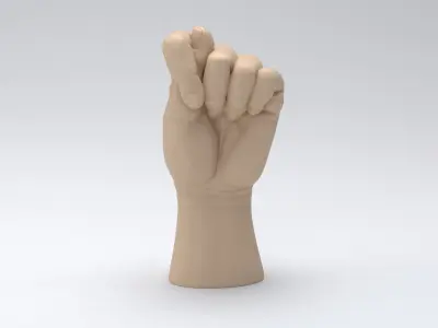 Hand fig printable 3D print model