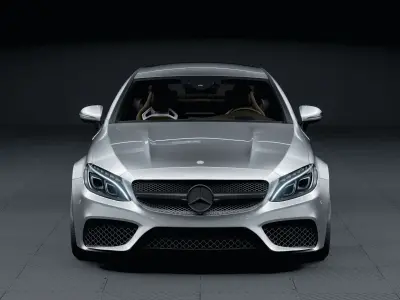 Automotive photo studio for Blender Cycles Render 3D model