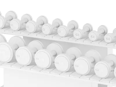 PENT luxury fitness equipment 3D model