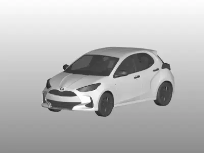 Toyota Yaris 3D model