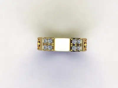 women ring design cad file R5 3D model