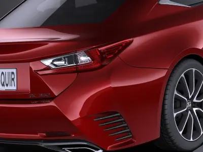 Lexus RC 2017 VRAY 3D model