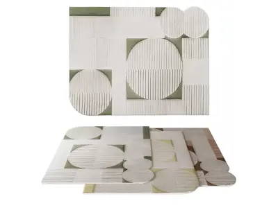 3 Rugs Le Tapis Nomade 3D model