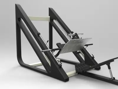 leg press Free 3D model