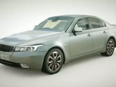 Generic Sedan v15 Low-poly 3D model
