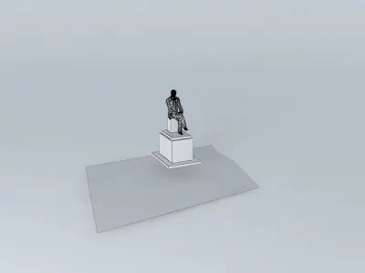 Statue of Francisco Fernandez Ordonez SANTA POLA Free 3D model