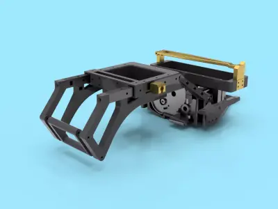 Traxxas 2wd Solid Rear Axle Conversion 3D print model