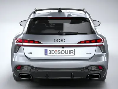 Audi A6 Avant S-line 2026 3D model