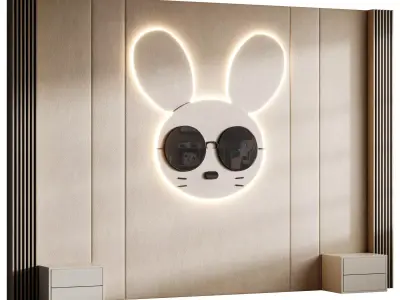 Kids-wall-panel-01 3D model