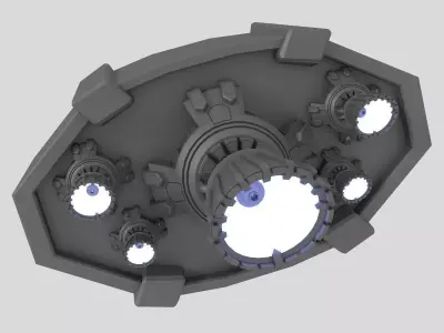 Starship Engine 3D model