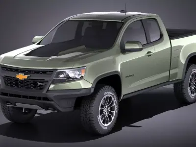 Chevrolet Colorado ZR2 2-door CG 2017 3D model