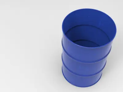 Tota Barrel Low-poly 3D model