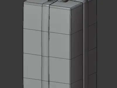 Gift boxes - 3D - free Free low-poly 3D model