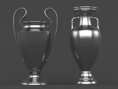 Trophy Cups 3D model 123