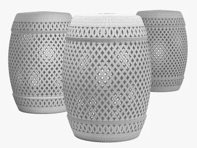 Willa arlo interiors rivera garden stool 3D model