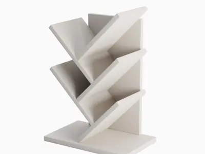 Small Bookshelf 02 Low-poly 3D model purchase