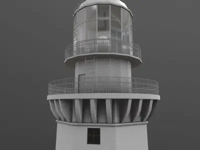 Light House Doobskiy Low-poly 3D model