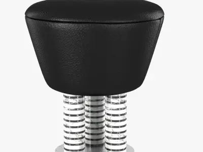 kelly wearstler LEONA FOOT STOOL 3D model