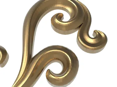  decorative pattern ready for 3D printing 3D model 366